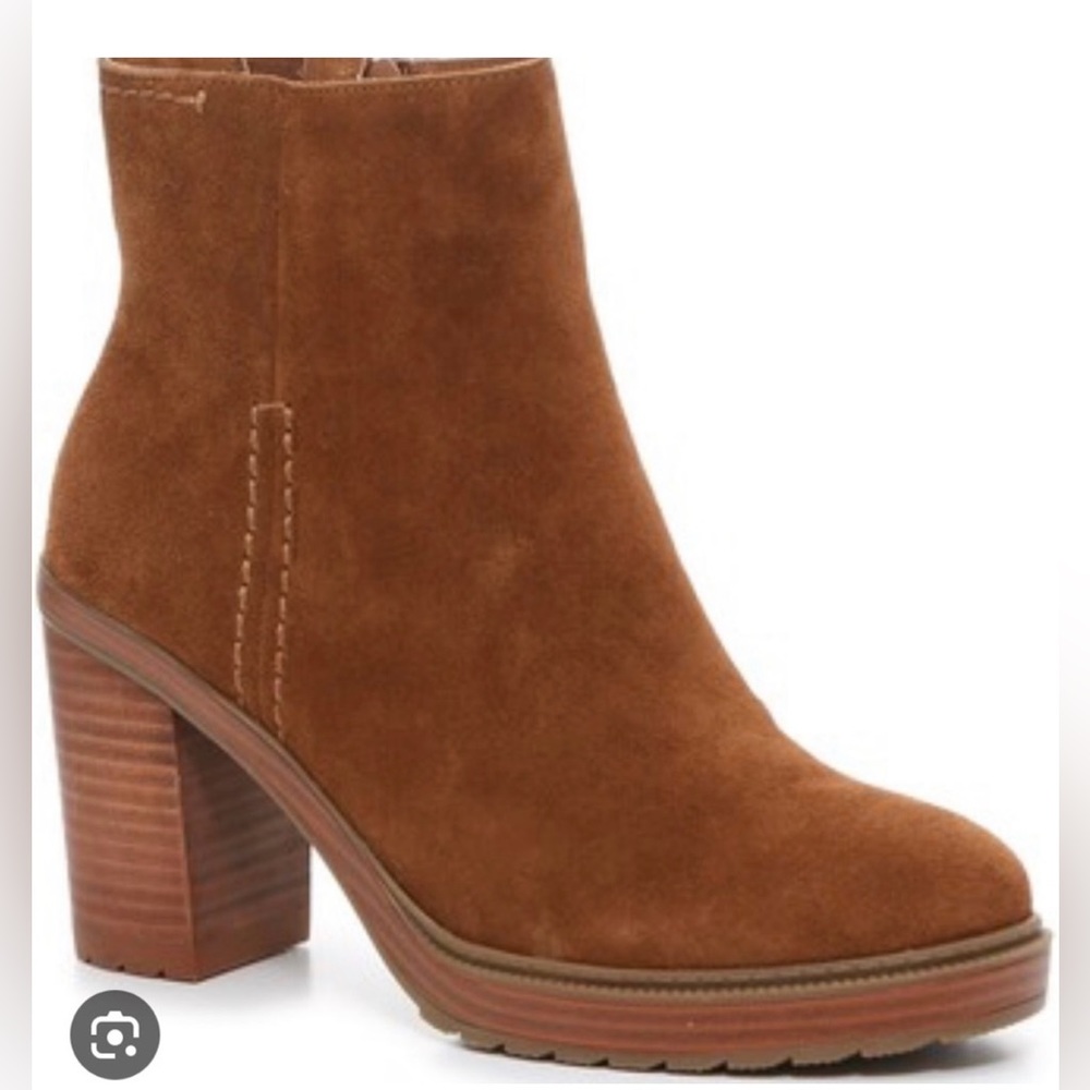 Crown Vintage Amber Platform Bootie Womens Boots in Chocolate